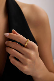 22 Ayar Dorika Altın Yüzük