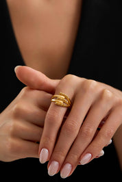 22 Ayar Dorikalı Ajda Altın Yüzük