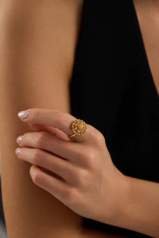 22 Ayar Dorikalı Altın Yüzük