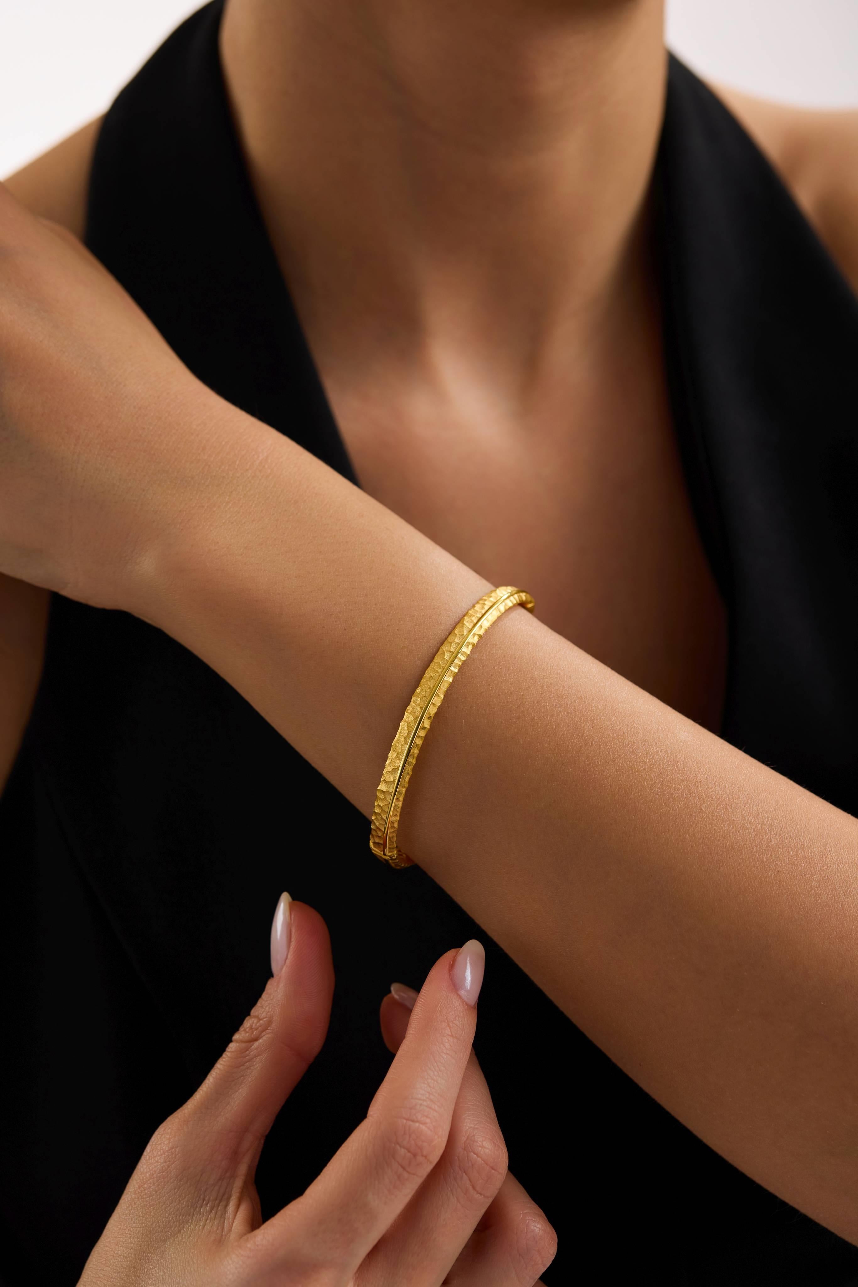 22 Ayar Ezme Altın Kelepçe