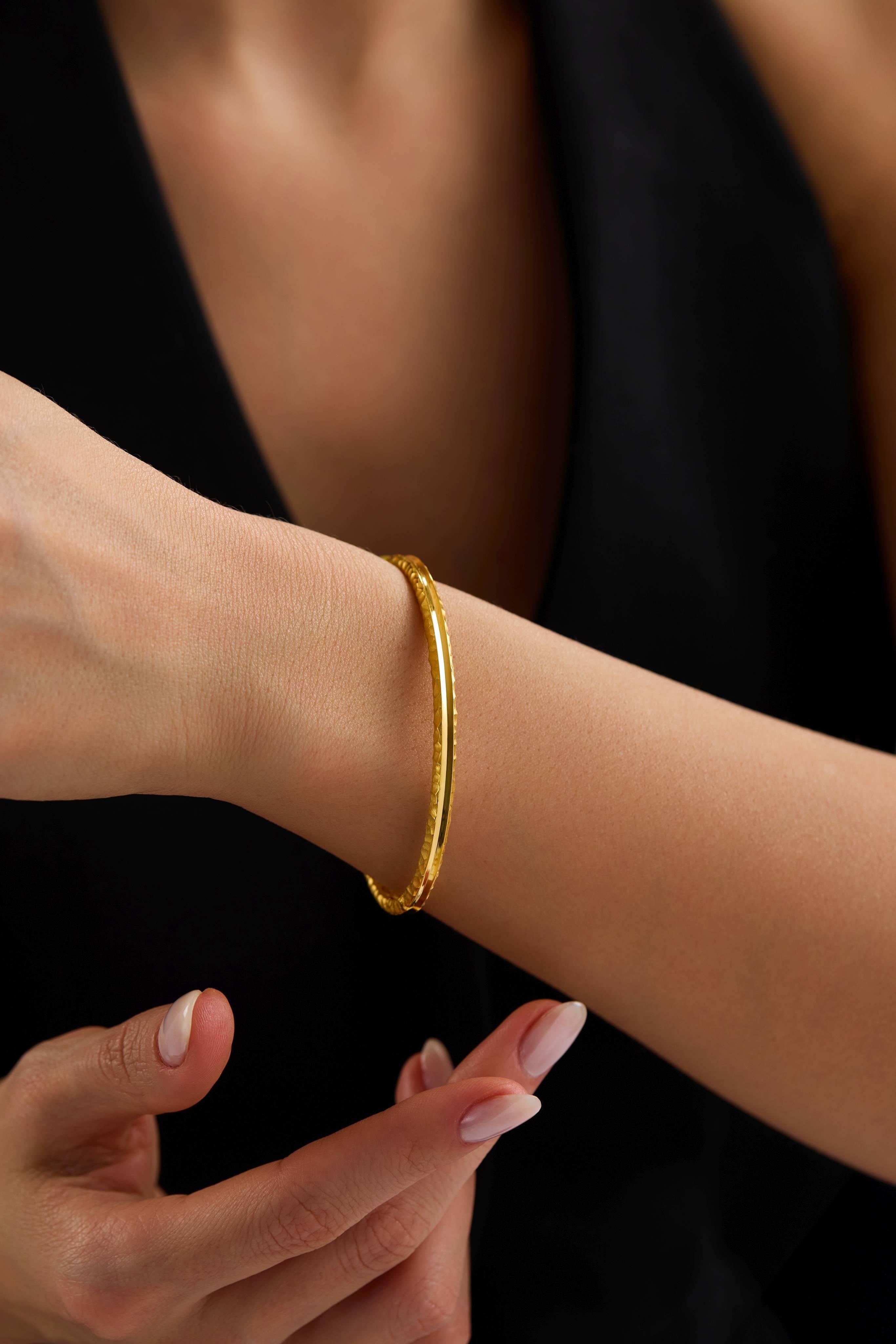 22 Ayar Kalemli Ezme Altın Kelepçe