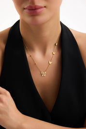 22 Ayar Kelebek Altın Kolye