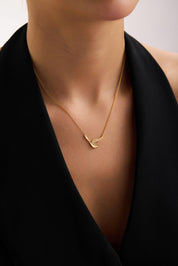 22 Ayar Kuğu Altın Kolye