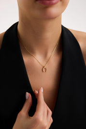 22 Ayar Nal Altın Kolye