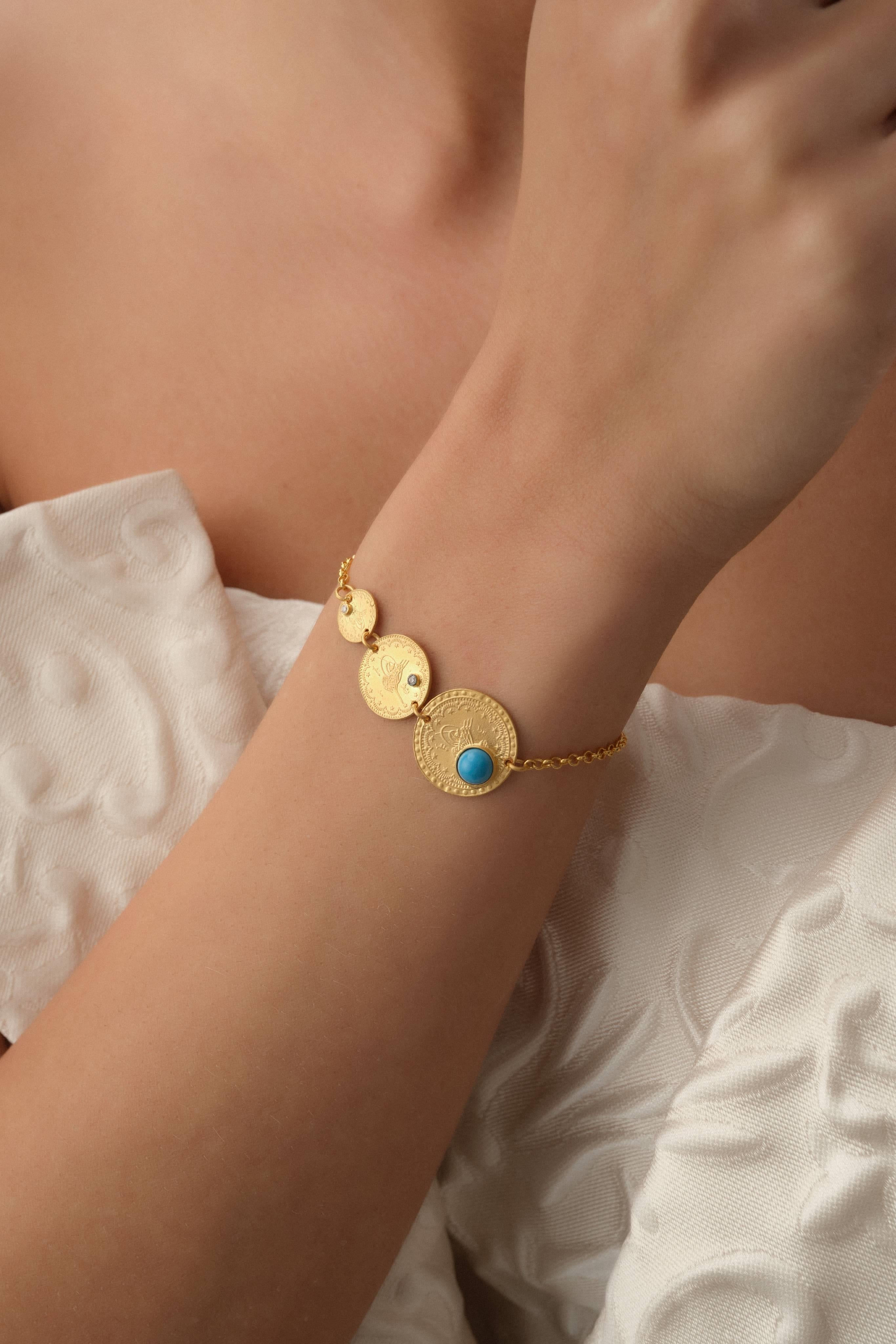 22 Ayar Qalamkar Altın Bileklik