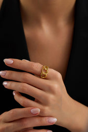 22 Ayar Samanyolu Altın Yüzük