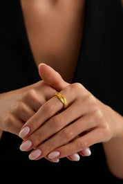 22 Ayar Sarmal Altın Yüzük