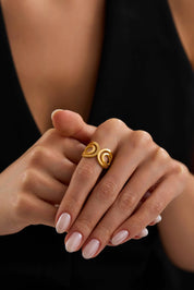 22 Ayar Tasarım Altın Yüzük