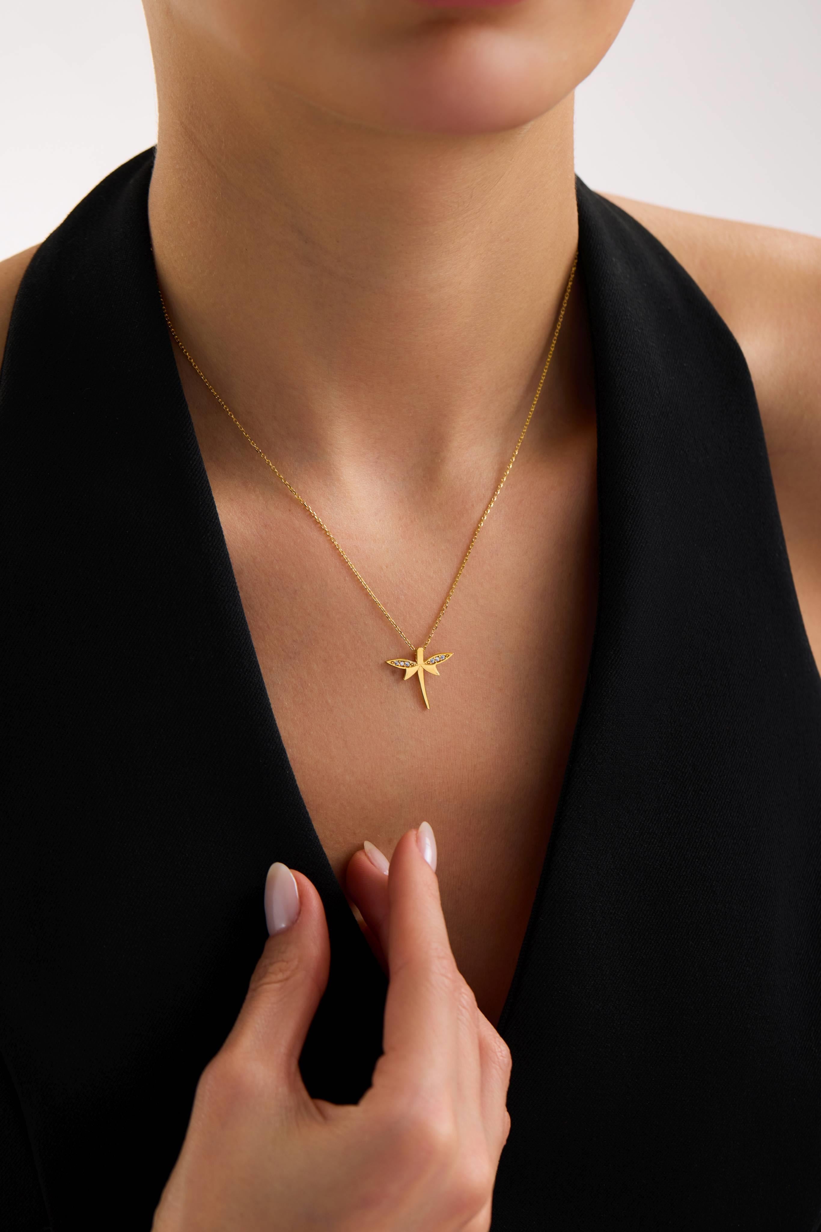 22 Ayar Yusufçuk Altın Kolye