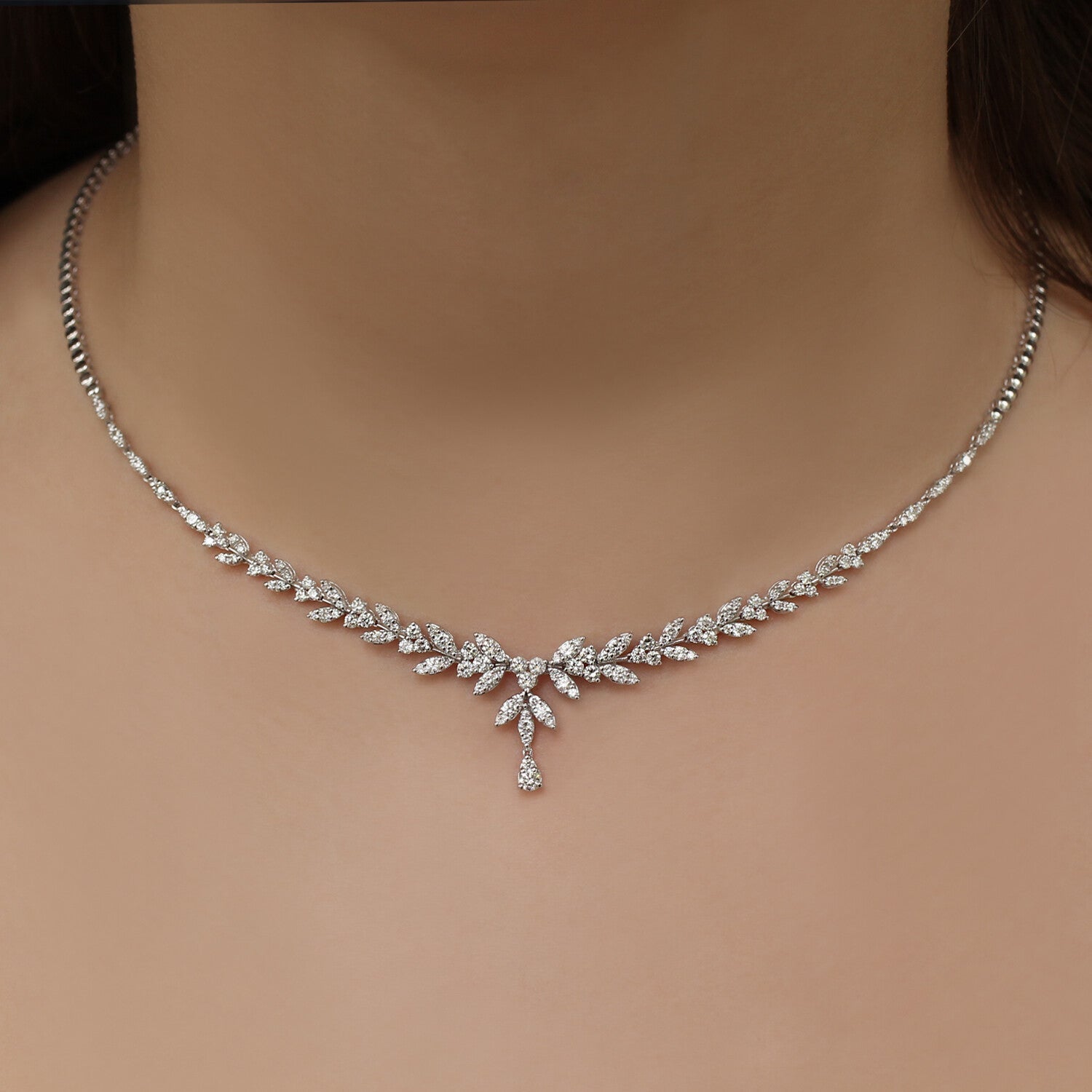 3.50 Karat Özel Tasarım Pırlanta Gerdanlık