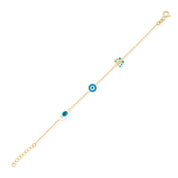 Gold Nazar Bracelet