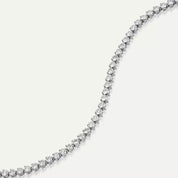 4.25 CT Pırlanta Taşlı Beyaz Altın Suyolu Bileklik