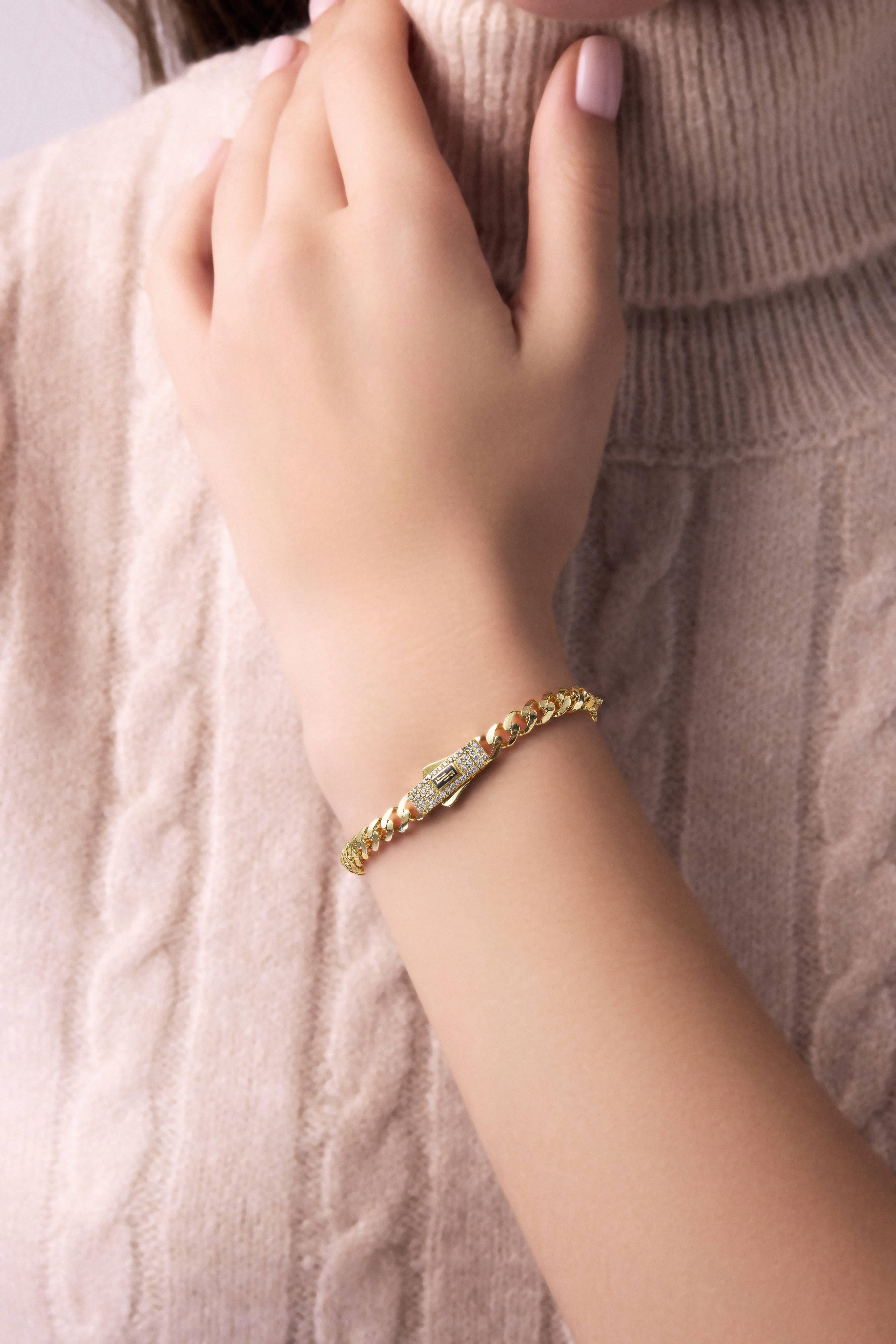 5 Mm Gurmet Bileklik (Taşlı Kilit)