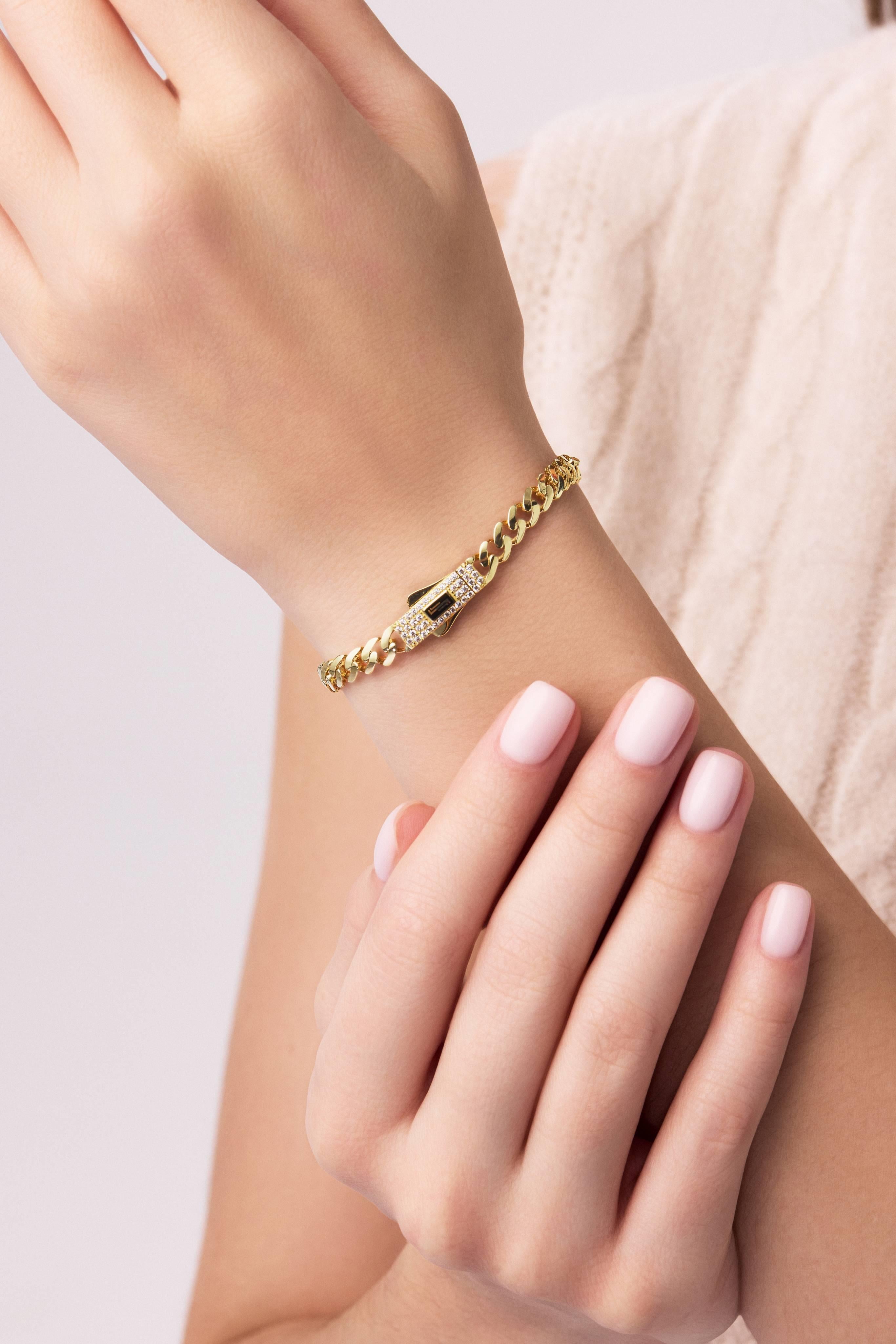 5 Mm Gurmet Bileklik (Taşlı Kilit)