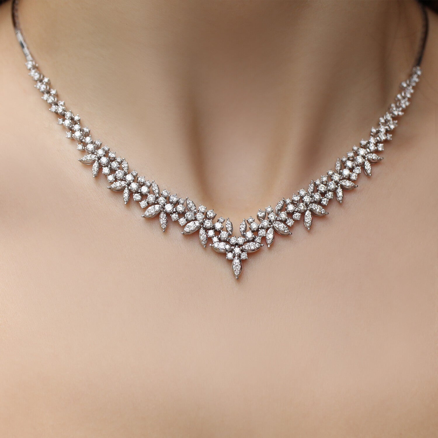 5.95 Karat Özel Tasarım Pırlanta Gerdanlık
