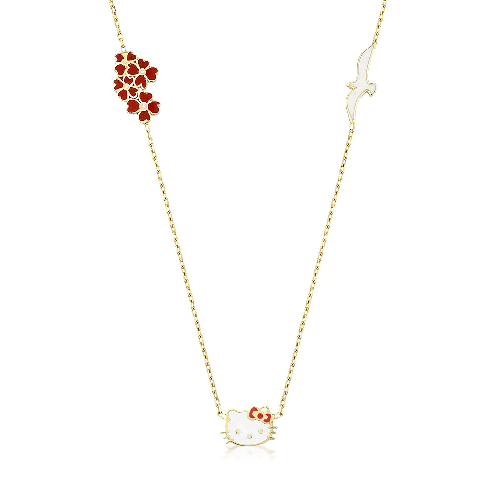 Hello Kitty Altın Kolye KL0066