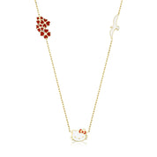 Hello Kitty Altın Kolye KL0066