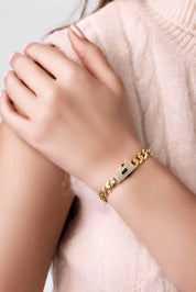 7 Mm Gurmet Bileklik (Taşlı Kilit)