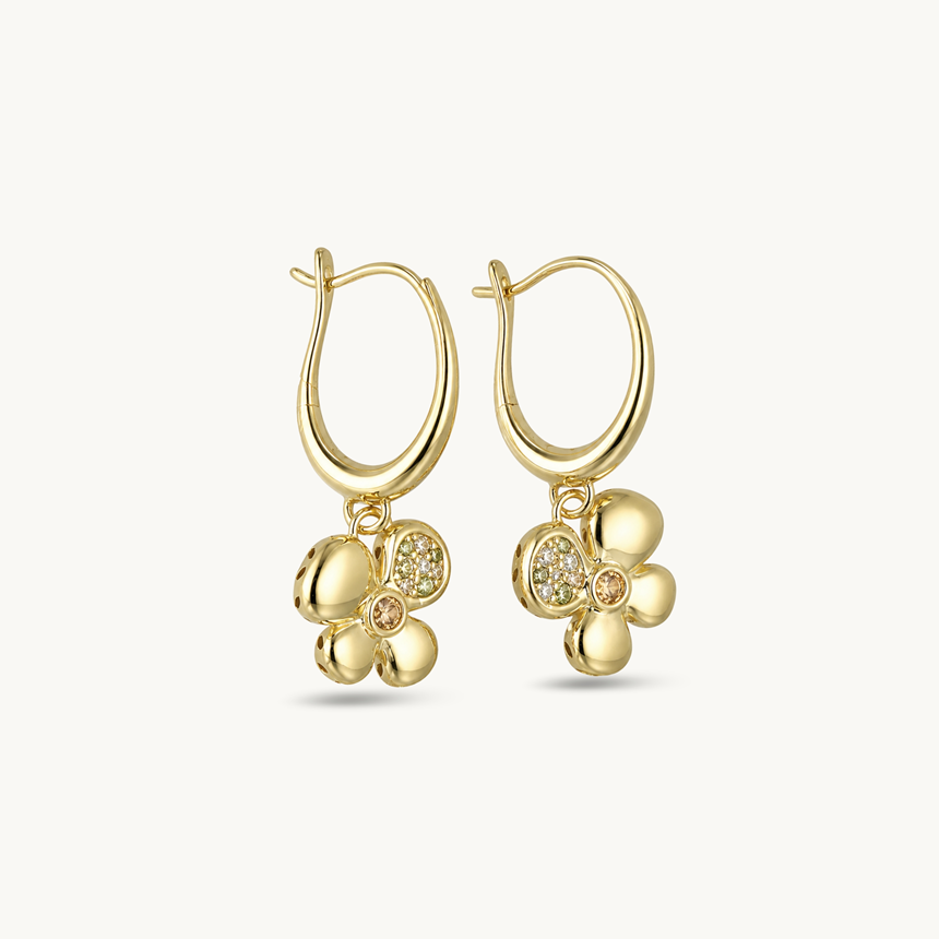 Cetaş Gold Luck Altın Küpe