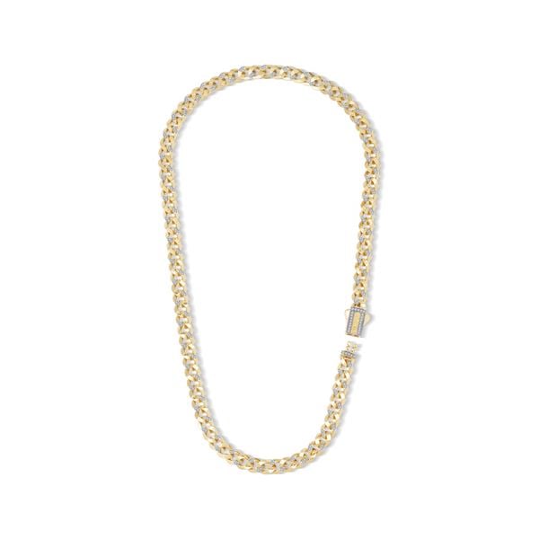 7Mm Altın Taşlı Gurmet Zincir