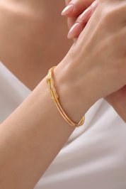 8 Ayar Ajda Düğüm Altın Kelepçe