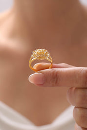 8 Ayar Altın Yonca Yüzük