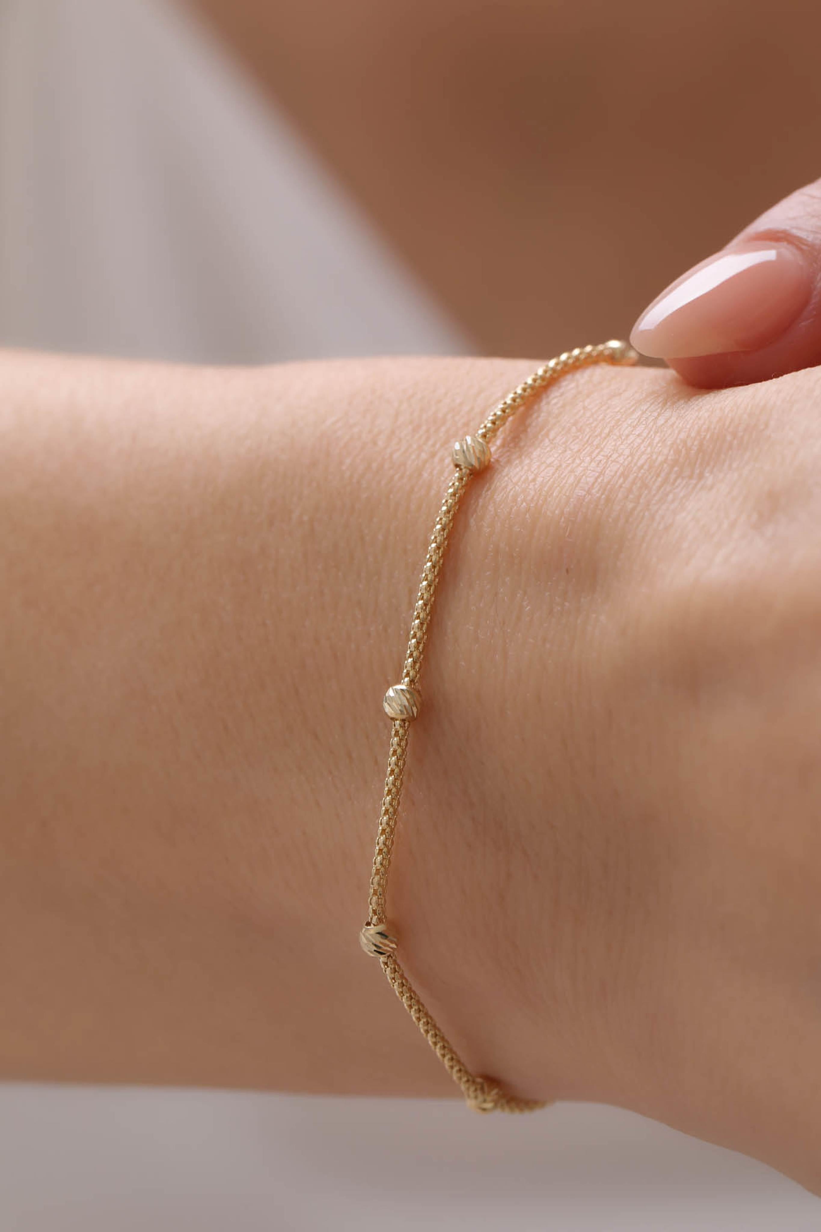 8 Ayar Dorikalı Altın Bileklik