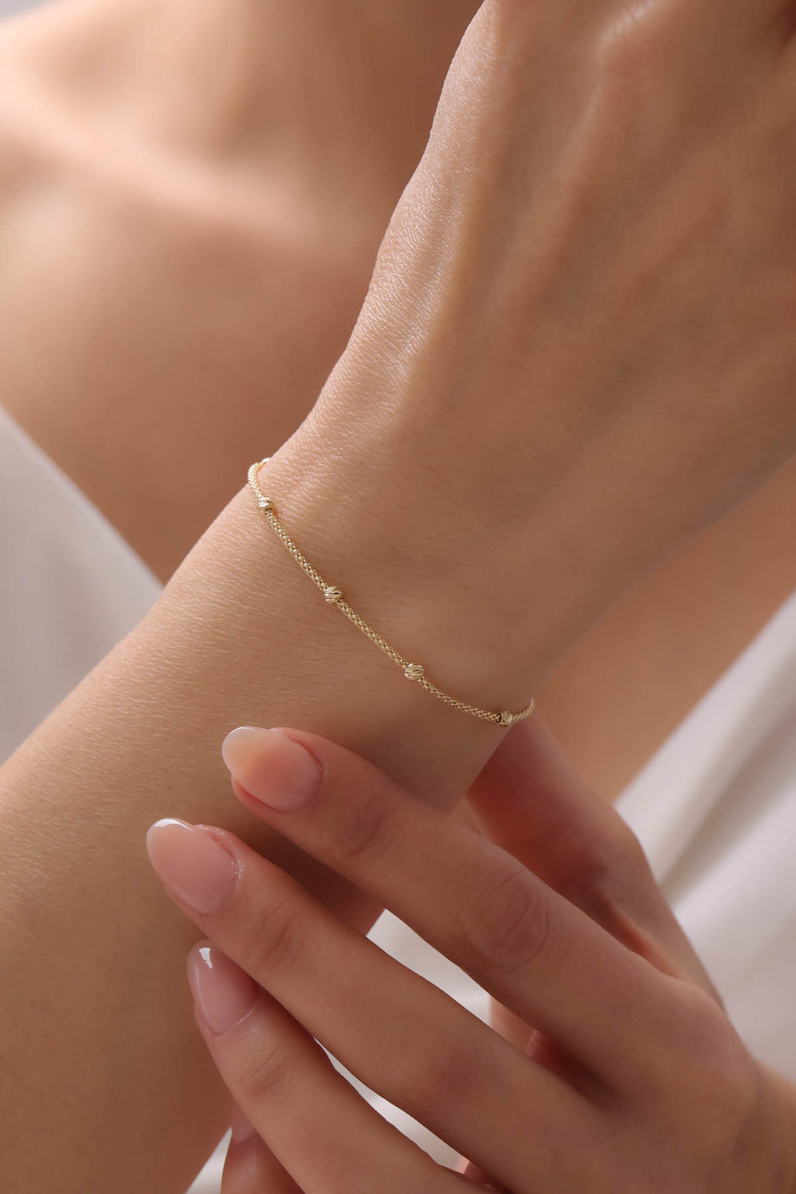 8 Ayar Dorikalı Altın Bileklik