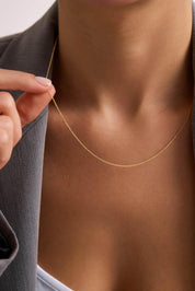 8 Ayar Forse Altın Zincir Kolye