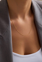 8 Ayar Forse Altın Zincir Kolye