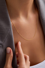 8 Ayar Forse Altın Zincir Kolye