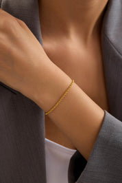 8 Ayar Halat Altın Zincir Bileklik