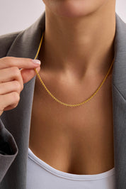 8 Ayar Halat Altın Zincir Set