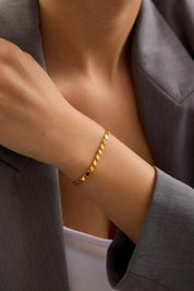 8 Ayar Pullu Altın Zincir Set