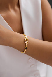 8 Ayar Sarmal Altın Kelepçe