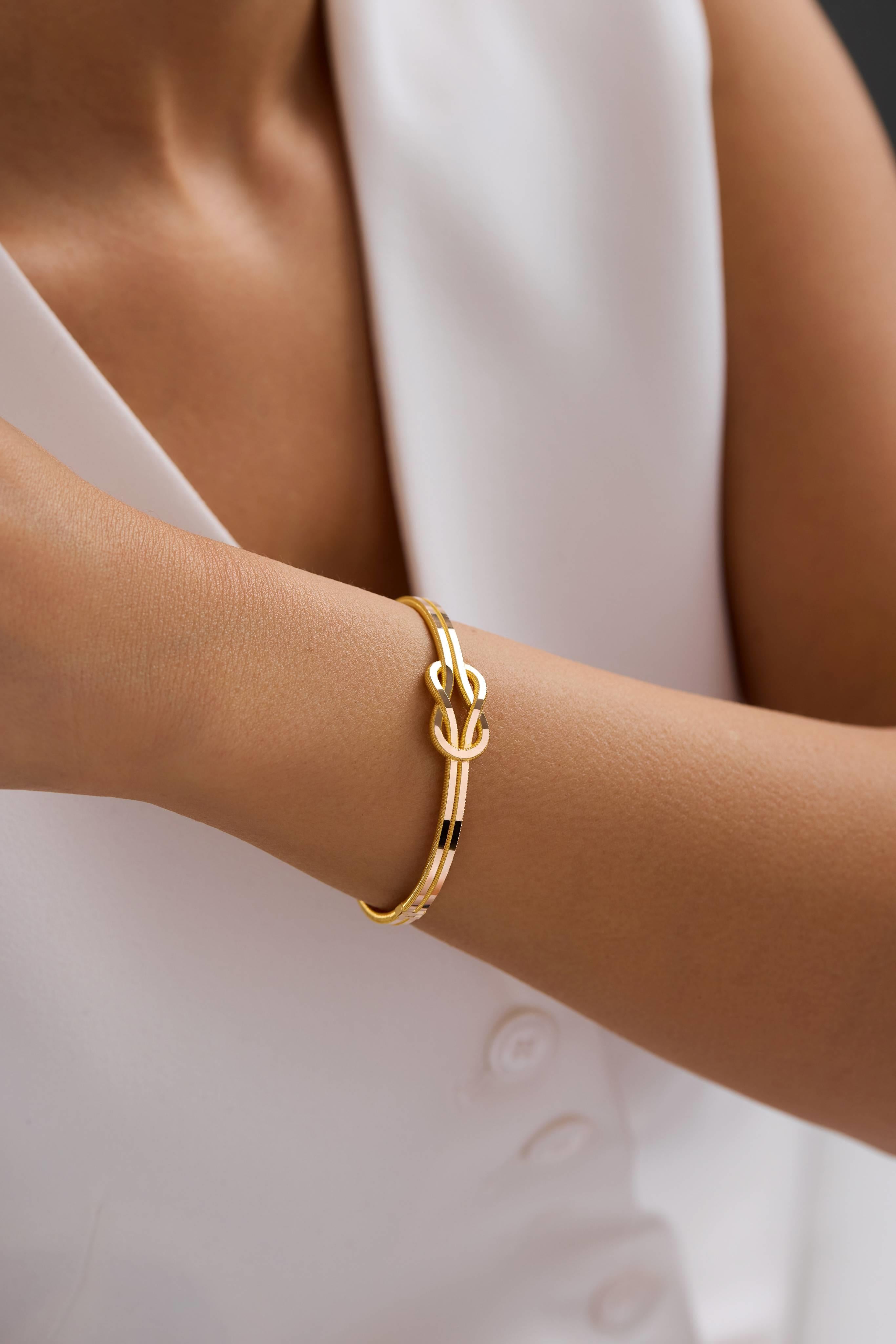 8 Ayar Sarmal Altın Kelepçe