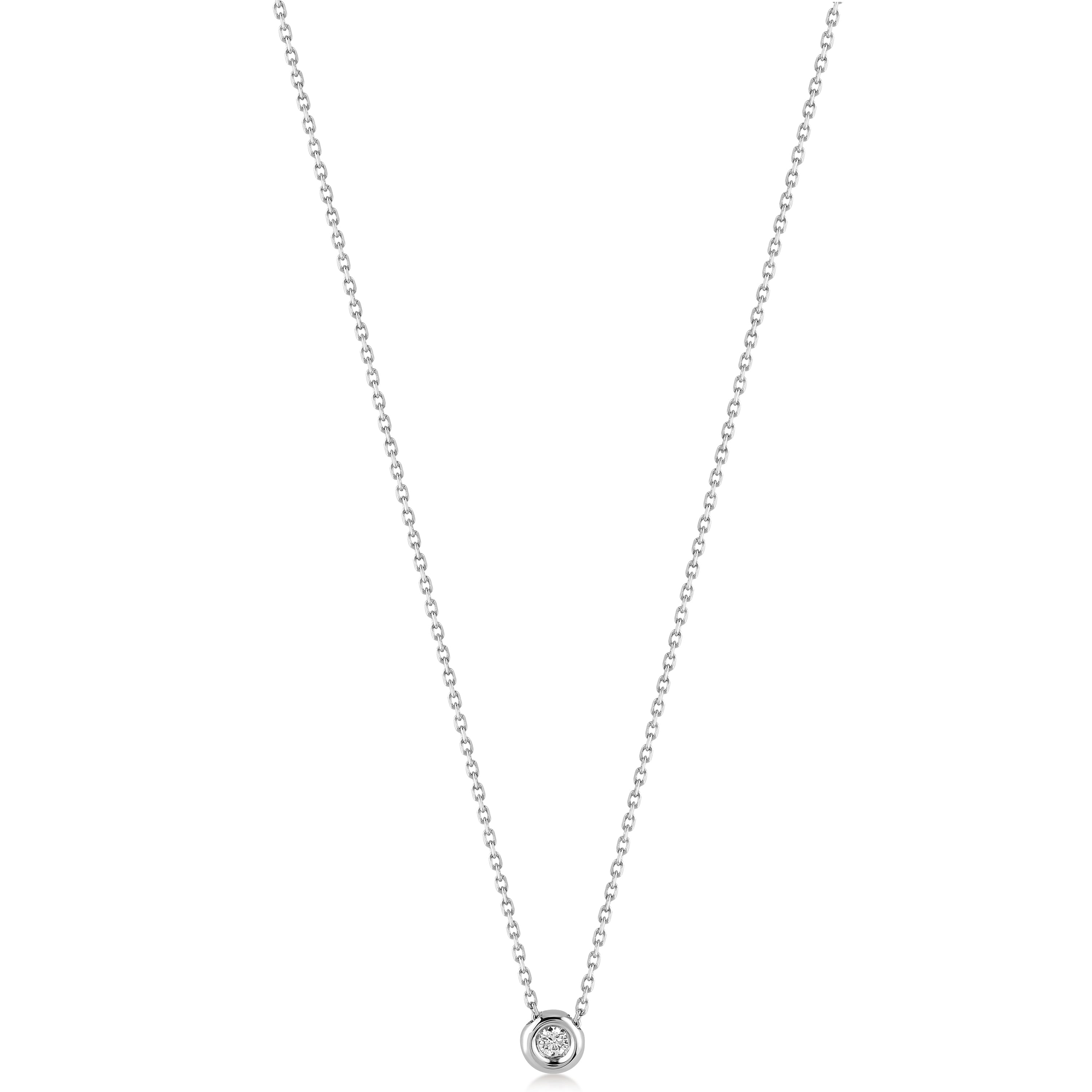 Solitaire 0.05 ct Tektaş Pırlanta Kolye