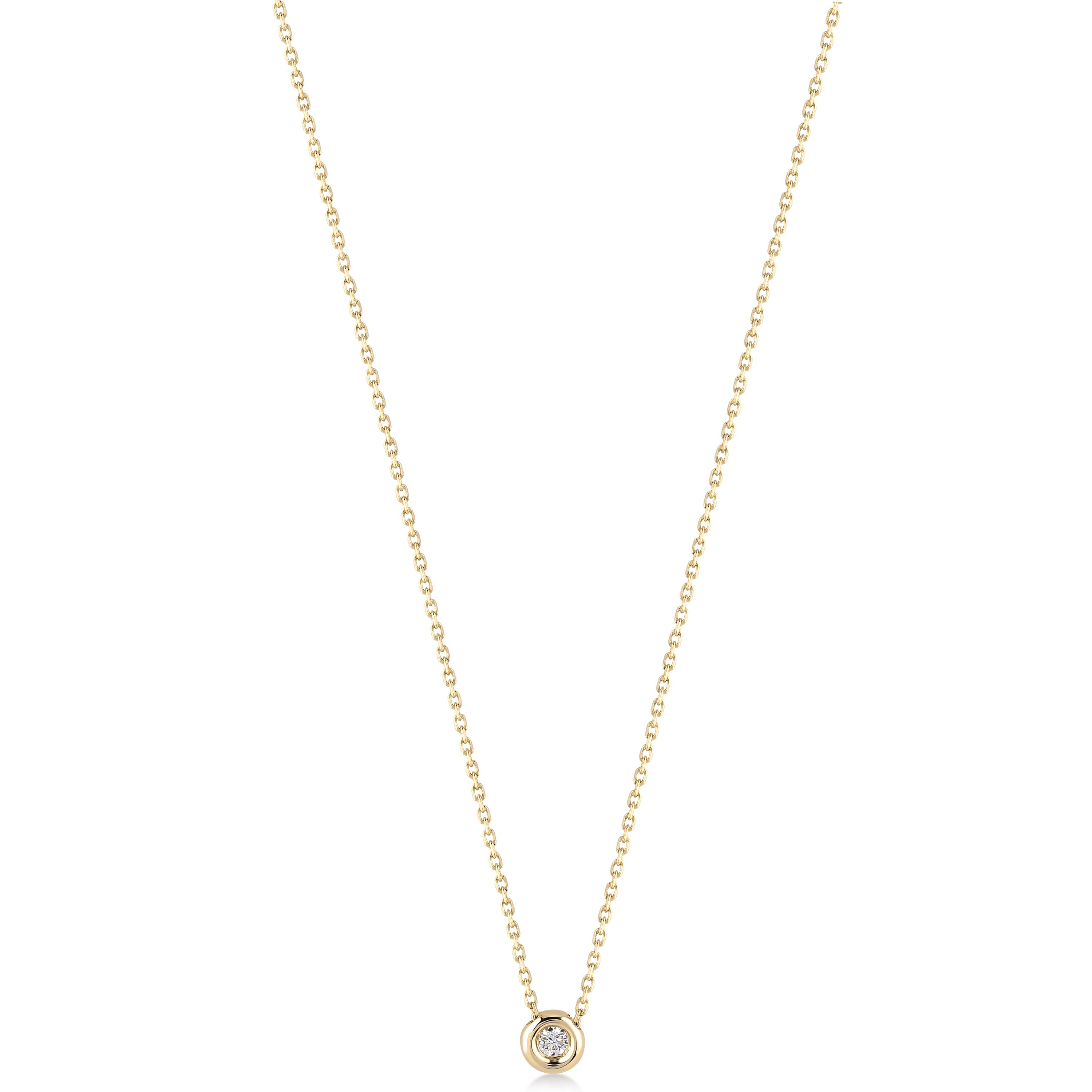 Solitaire 0.05 ct Tektaş Pırlanta Kolye