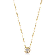 Solitaire 0.05 ct Tektaş Pırlanta Kolye