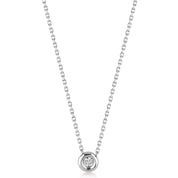 Solitaire 0.05 ct Tektaş Pırlanta Kolye