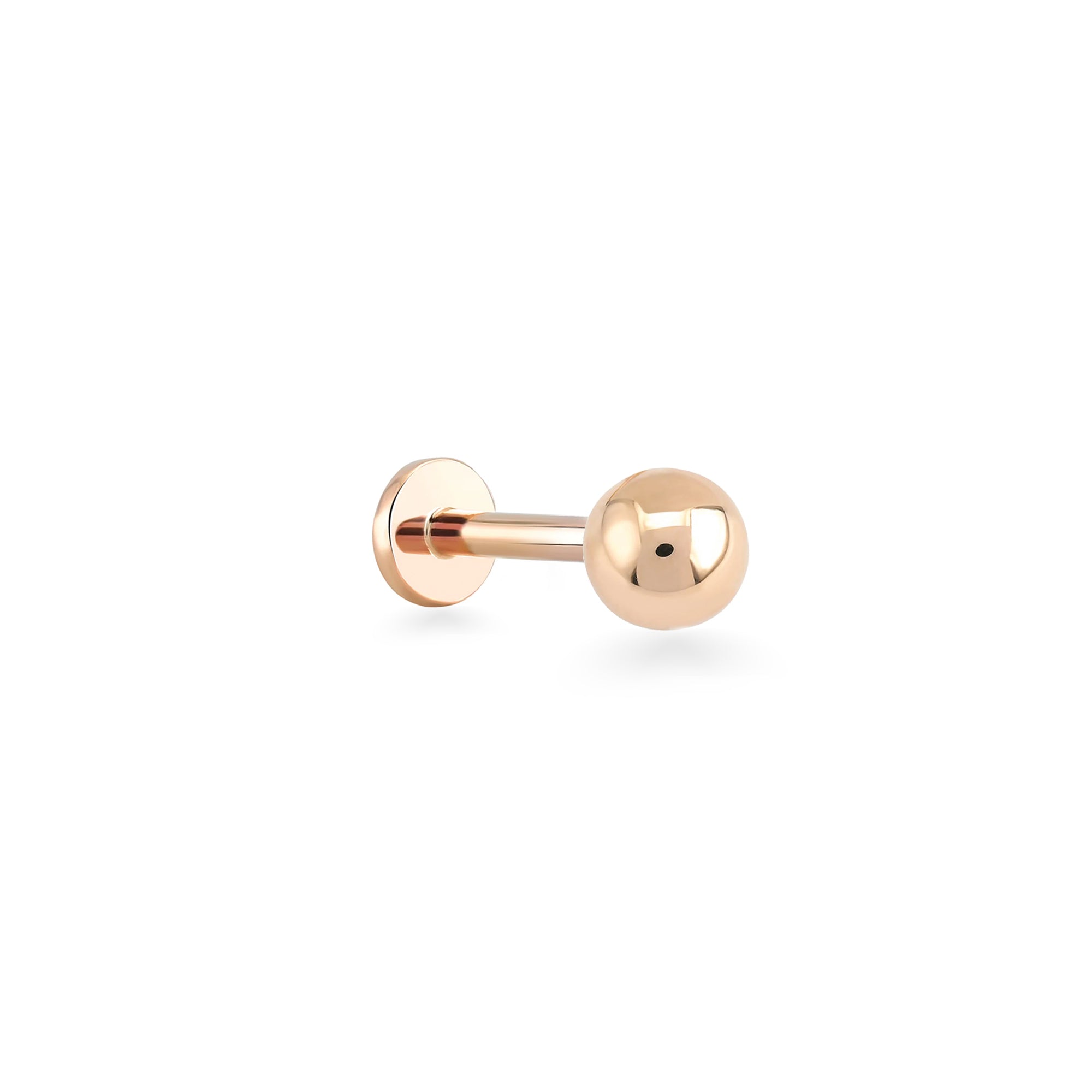 4mm Top Gold Piercing
