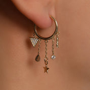 Halka Sallantılı Piercing