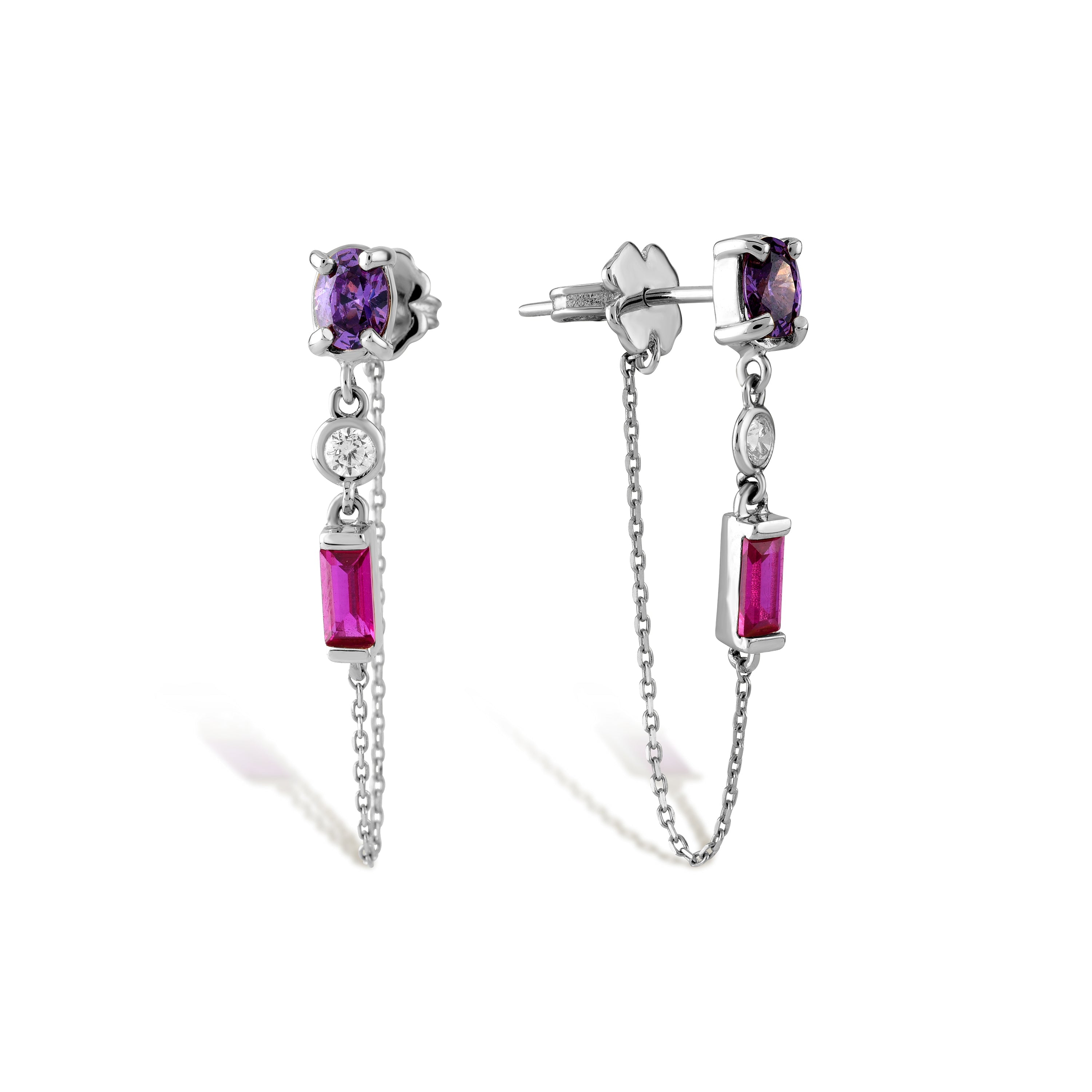 Siena Mini Baget Altın Küpe