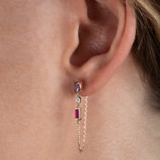 Siena Mini Baget Altın Küpe