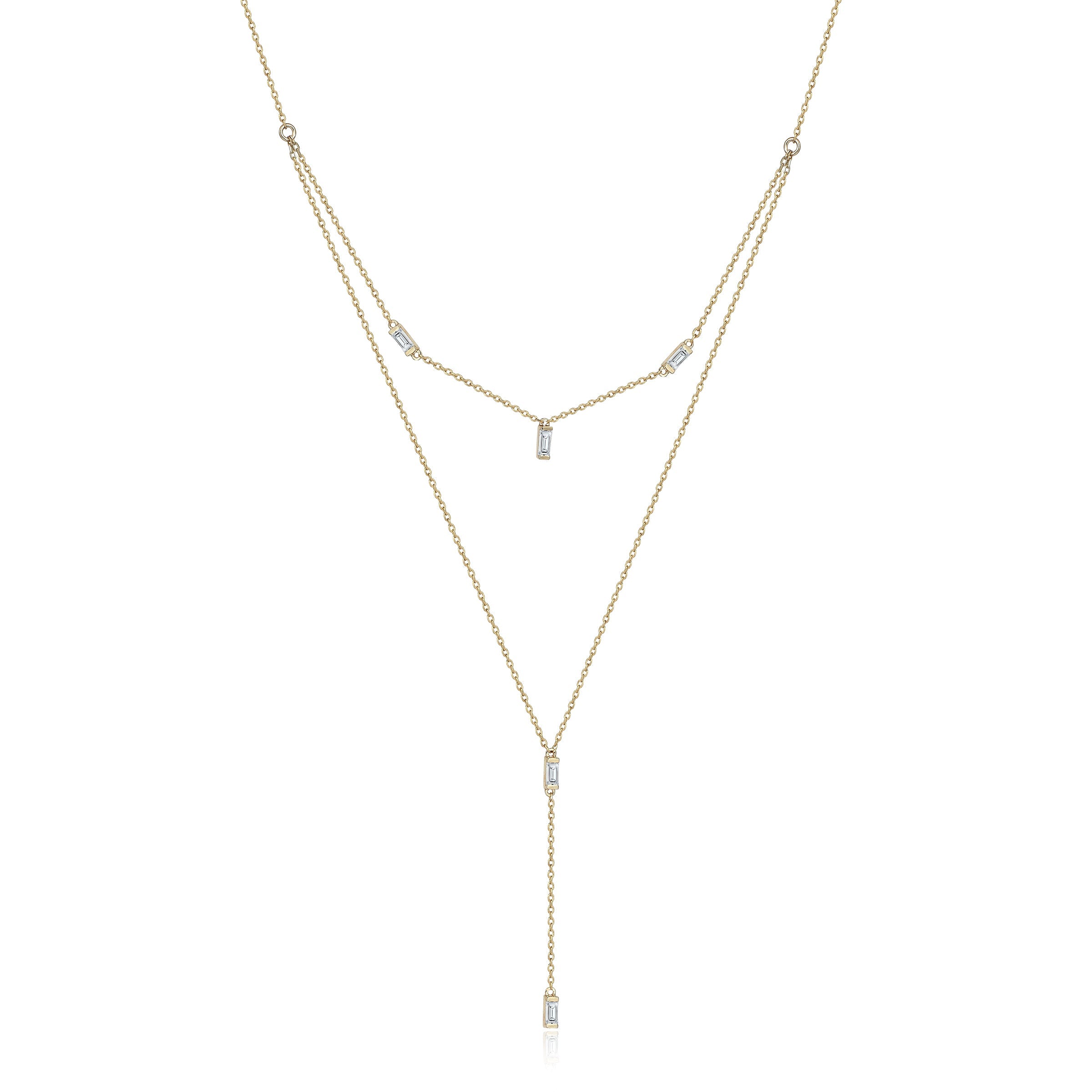 Bagetto Kombin Baget Altın Kolye