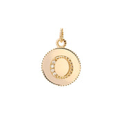 Letters Vintage Harf Altın Charm