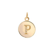 Letters Vintage Harf Altın Charm