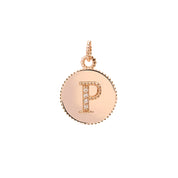 Letters Vintage Harf Altın Charm