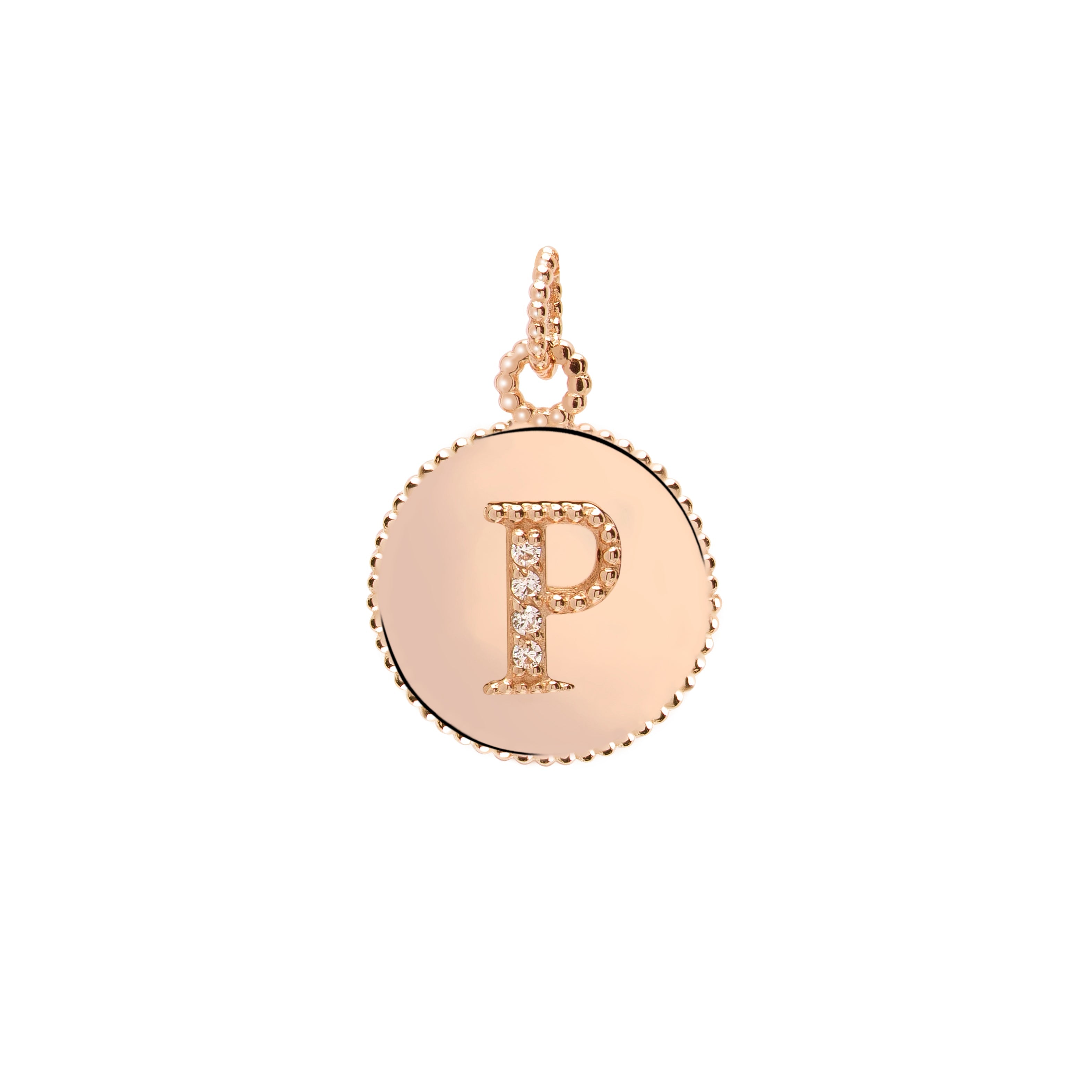 Letters Vintage Harf Altın Charm