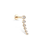 Toptop Arc Pırlanta Piercing